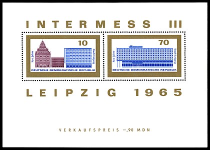 Briefmarken Jahrgang 1965 Der Deutschen Post Der Ddr Wikipedia