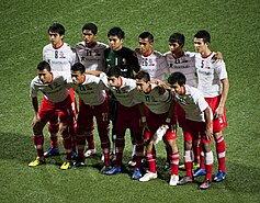Hariss in the starting line-up for LionsXII against Kuala Lumpur on 17 January 2012 Starting eleven of the LionsXII against Kuala Lumpur FA during the Malaysia Super League, Jalan Besar Stadium, Singapore - 20120117.jpg