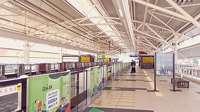 Cara untuk pergi ke Stasiun MRT Blok A menggunakan Transportasi Umum - Tentang tempat tersebut