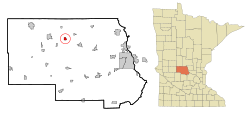 Location of Freeport, Minnesota