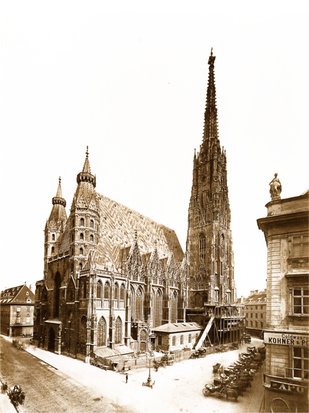 File:Stephansdom vienna 1870.png