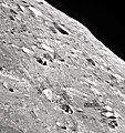 English: Strabo lunar crater as seen from Earth with satellite craters labeled