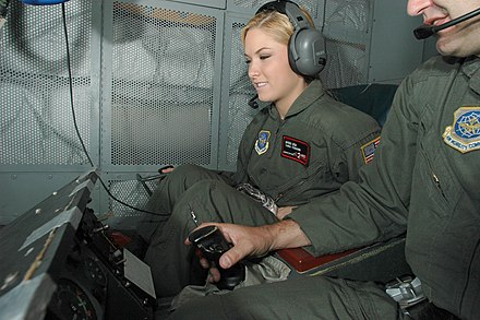 Conner operates military simulator at McGuire Air Force Base in Burlington County, New Jersey