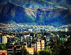 Hlavní město chura Tarija, sedmé nejlidnatější město