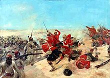 The battle of Tel el-Kebir in 1882 during the Anglo-Egyptian War Tel-el-Kebir.JPG