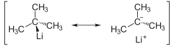 Tert-Butyllithium, Mesomerie.svg