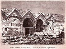 Engravings from Le Tour du Monde based on drawing by Théophile Deyrolle, who traveled in Turkey and Georgia in the 1870s, documenting, among other things, medieval Georgian monuments on the territory of the Ottoman Empire.