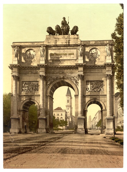 File:The Seigesthor (i.e. Siegestor) (Triumphal Arch), Munich, Bavaria, Germany-LCCN2002696150.tif