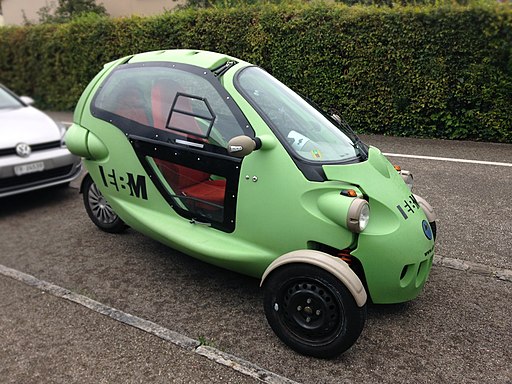 The Swiss Cree SAM - A three wheeled electric car - 1534