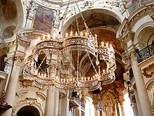 The interior of of Saint Nicholas Church in Prague.JPG