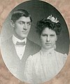 Clara Nickell & bridegroom 1903