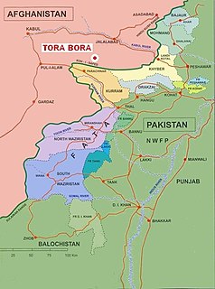 <span class="mw-page-title-main">Battle of Tora Bora</span> 2001 battle between the United States-led coalition and the Taliban in Afghanistan