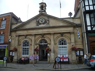 <span class="mw-page-title-main">Tewkesbury Town Hall</span> Municipal building in Tewkesbury, Gloucestershire, England