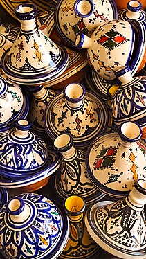 Traditional pottery utensils from Safi-Morocco