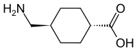 Structural formula of tranexamic acid