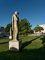 Image 899Two of the Euclides Vaz sculptures, Jardim Irmã Lúcia, Lisbon, Portugal