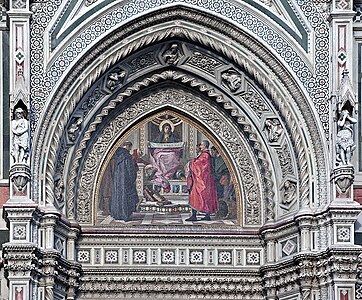 Mosaic Left Tympanum of Cathedral of Florence