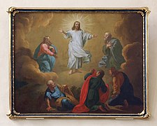 Painting of the transfiguration of Jesus Christ from 1780 by Benedikt Beckenkamp in the parish church St. Georg (Urmitz),