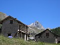 Uitzicht op de Alpen