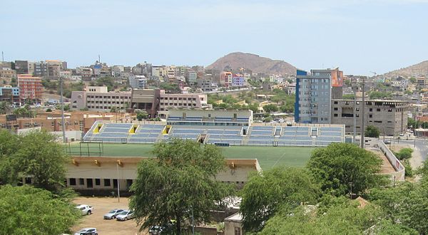 Estádio da Várzea, home field of Sporting Praia