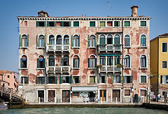 A Palazzo by the Canale Della Giudecca canal. Venice, Italy 2009