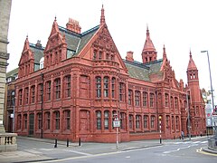 Tribunales de Justicia de Victoria (1887-1891, ampl. 1894, 1914)), Birmingham, obra de Aston Webb & Ingress Bell