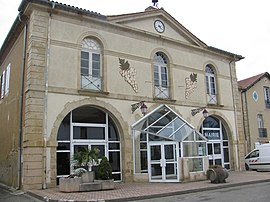 The town hall in Viella