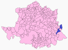 Kaart van Villar del Pedroso