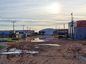 Vista do distrito a partir da BR-020.