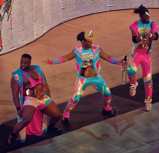 The New Day appearing on the Raw after WrestleMania 32
