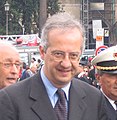 Voormalige burgemeester Walter Veltroni van Rome en leider van de Democratische Partij