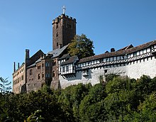 Wartburg Castle in Eisenach (Source: Wikimedia)