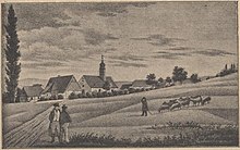 Langenwolmsdorf um 1830