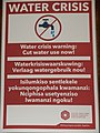 Waterkrisiswaarskuwing in Kaapstad: "Verlaag watergebruik nou!"