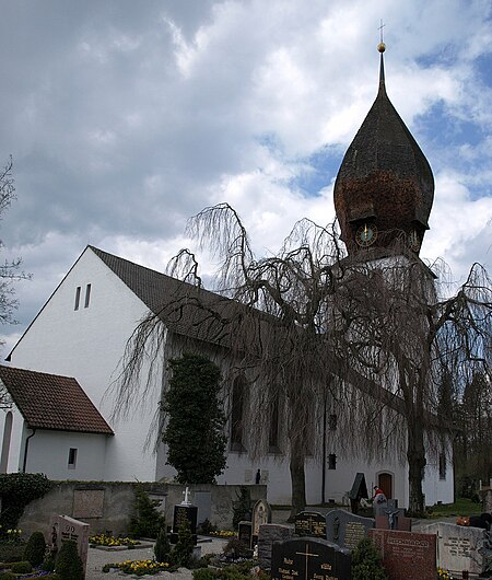 Weßling Neue Pfarrkirche Christkönig