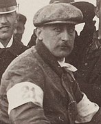 Wilfrid, le vainqueur du Critérium des Voiturettes de juin 1899 sur voiturette Bollée.