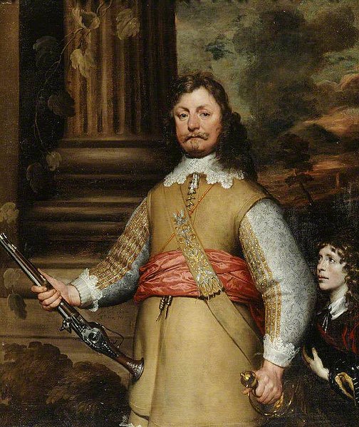 File:William Dobson (1611-1646) - Portrait of an Unknown Officer with a Page (possibly Sir Thomas Dallison, 1591-1592–1645, aged 50) - 129890 - National Trust.jpg