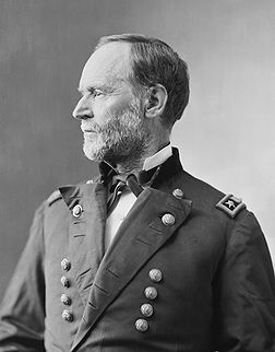 William Tecumseh Sherman (1820-1891), général américain pendant la Guerre de Sécession. (définition réelle 1 848 × 2 364)