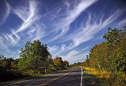 Pennsylvania Route 144, Noyes Township'ten geçiyor.