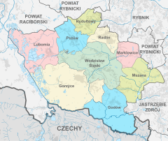 Plan powiatu wodzisławskiego