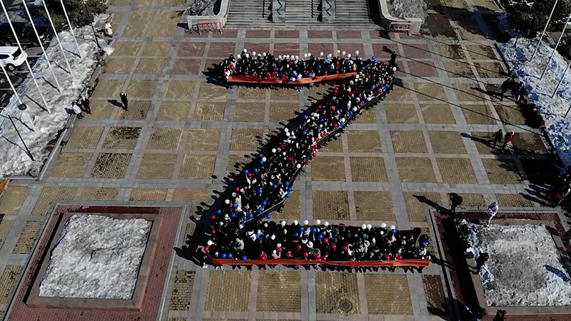 File:Z symbol flash mob at Platinum Arena in Khabarovsk.jpg
