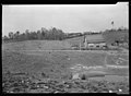 "Close-up of site for proposed garden and poultry center. The pond in the foreground is artifical. Note the rocky... - NARA - 532799.jpg