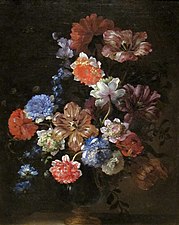 'Flower Still-life', 1696, Öl auf Leinwand, Cincinnati Art Museum