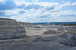 Меловой каньон около села Дивногорье