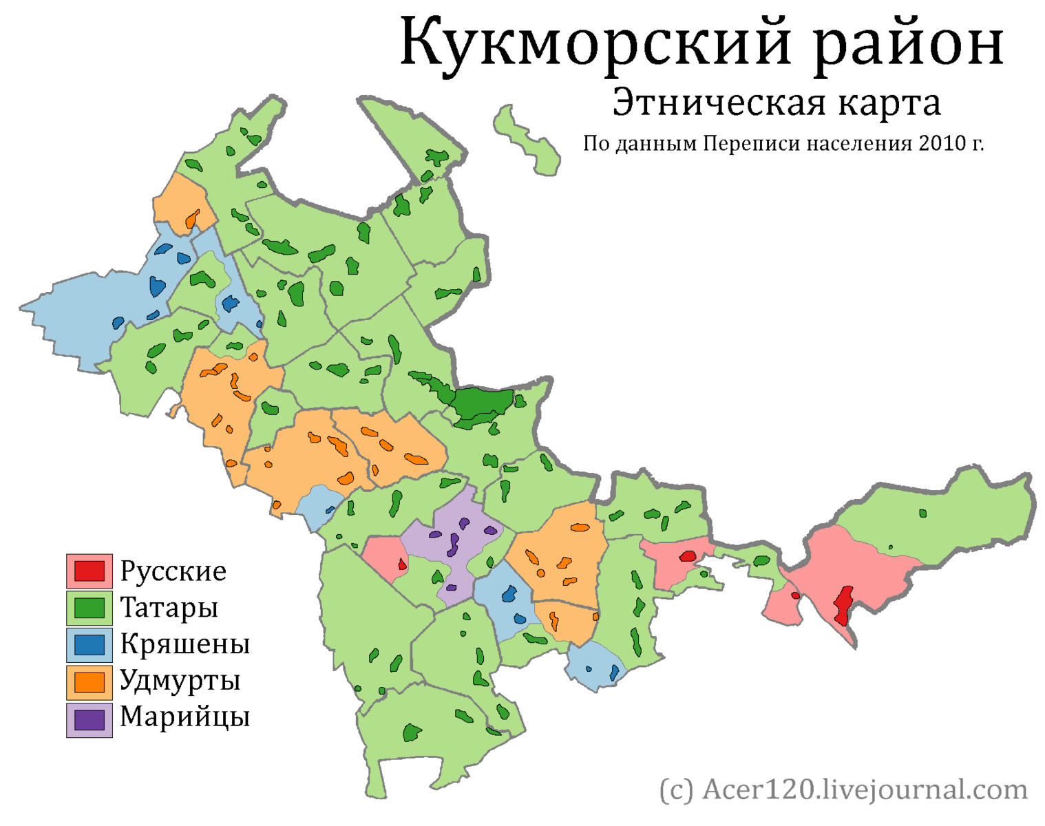 Большой кукмор карта