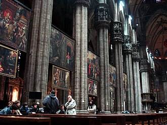 Quadroni of St. Charles 0173 - Milano, Il Duomo con le Tele di San Carlo - Foto Giovanni Dall'Orto, 4-Dec-2007.jpg