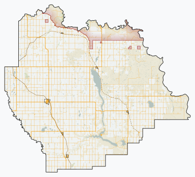 File:0334 Vulcan County, Alberta, Detailed.svg