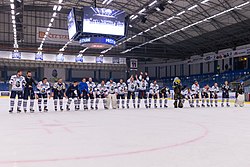 Interiér stadionu Kladno v roce 2017