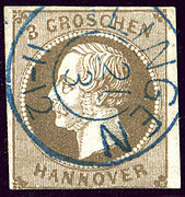 Lingen dans le Royaume de Hanovre en 1861, Roi Georges.