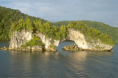 One of the many Rock Islands.